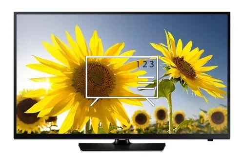 Organize channels in Samsung UN40H4203AF