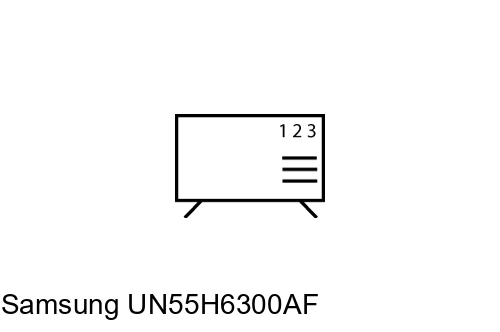 How to edit programmes on Samsung UN55H6300AF