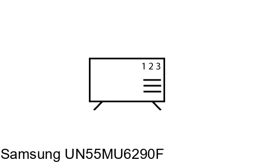 Organize channels in Samsung UN55MU6290F