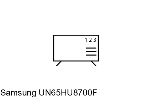 Organize channels in Samsung UN65HU8700F