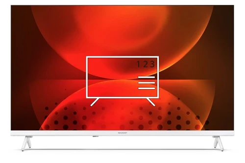 Organize channels in Sharp 32" HD Ready Android TV