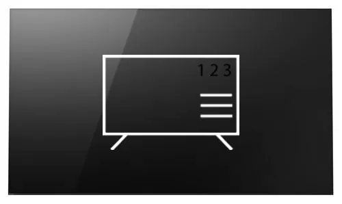 Organize channels in Sony XBR55A1