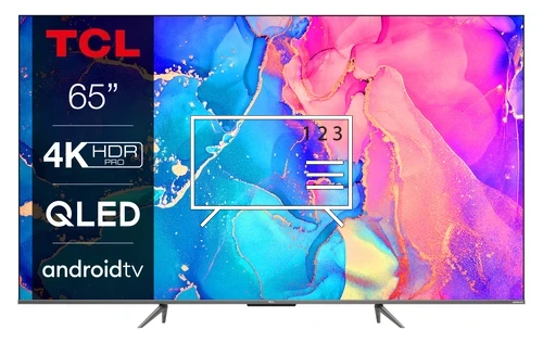 Organize channels in TCL 65C635K