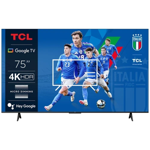 Organize channels in TCL 75P61B