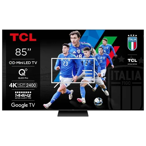 Organize channels in TCL 85C765