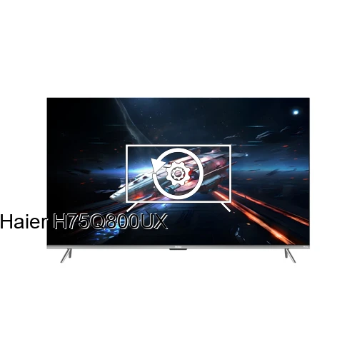 Factory reset Haier H75Q800UX