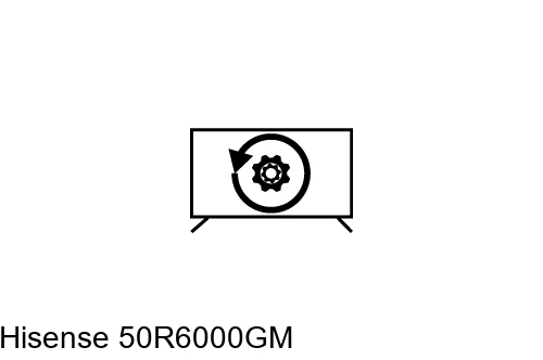 Factory reset Hisense 50R6000GM