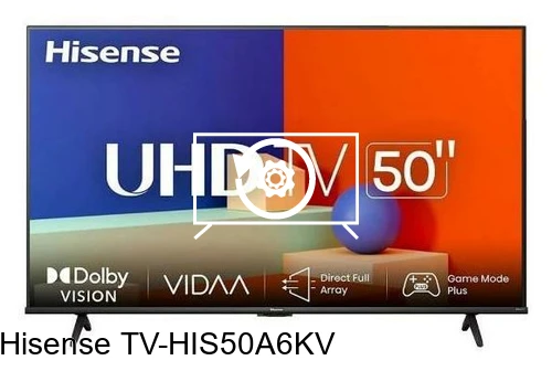 Réinitialiser Hisense TV-HIS50A6KV