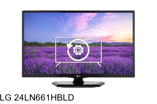 Factory reset LG 24LN661HBLD