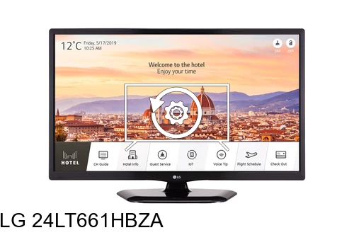 Factory reset LG 24LT661HBZA