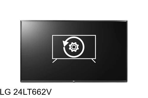 Factory reset LG 24LT662V