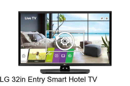 Factory reset LG 32in Entry Smart Hotel TV