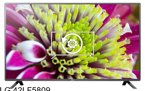 Factory reset LG 42LF5809