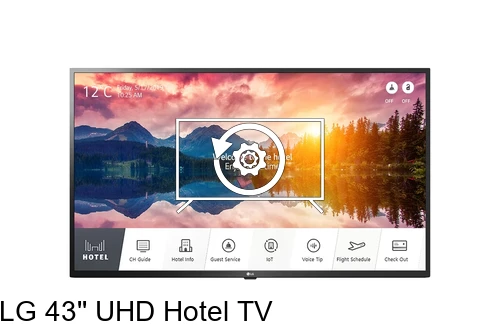 Factory reset LG 43'' UHD Hotel TV