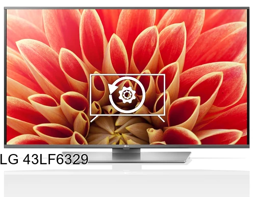 Factory reset LG 43LF6329