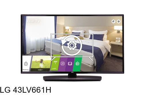 Factory reset LG 43LV661H