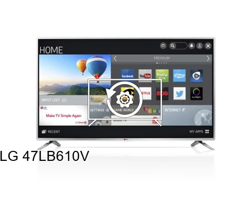 Factory reset LG 47LB610V