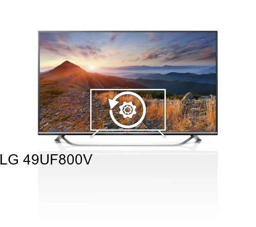 Factory reset LG 49UF800V