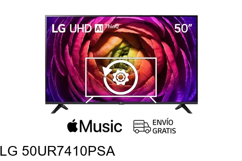 Réinitialiser LG 50UR7410PSA