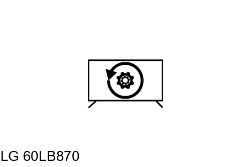 Factory reset LG 60LB870
