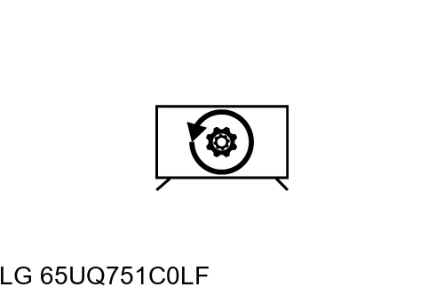 Restauration d'usine LG 65UQ751C0LF