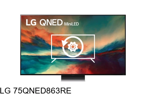 Factory reset LG 75QNED863RE