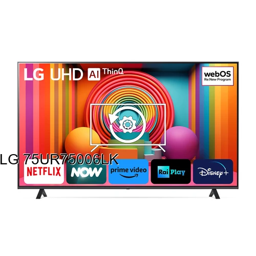 Factory reset LG 75UR75006LK