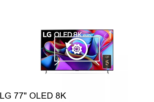 Factory reset LG 77" OLED 8K