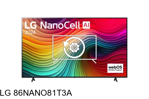 Restaurar de fábrica LG 86NANO81T3A