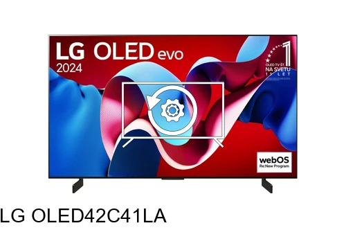 Factory reset LG OLED42C41LA