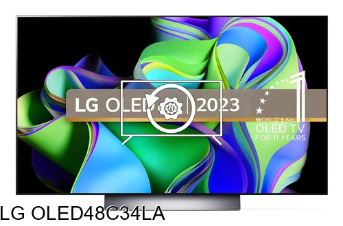 Factory reset LG OLED48C34LA