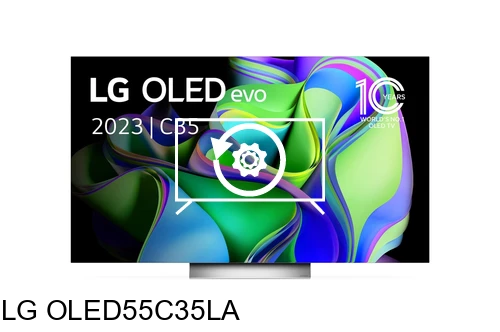 Factory reset LG OLED55C35LA