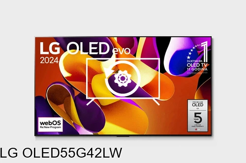 Réinitialiser LG OLED55G42LW