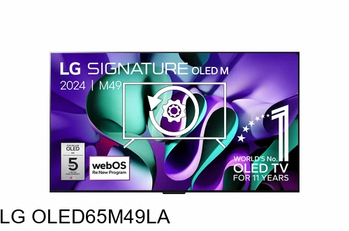 Factory reset LG OLED65M49LA