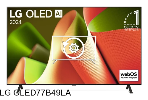 Factory reset LG OLED77B49LA