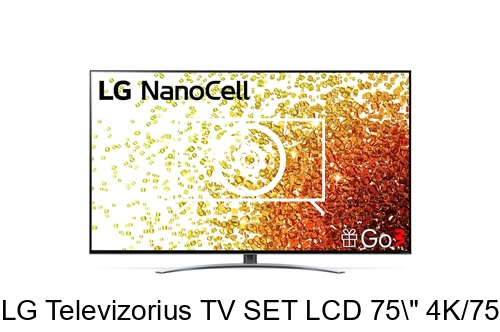 Factory reset LG Televizorius TV SET LCD 75\" 4K/75NANO923PB