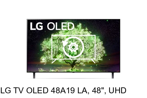 Restauration d'usine LG TV OLED 48A19 LA, 48", UHD