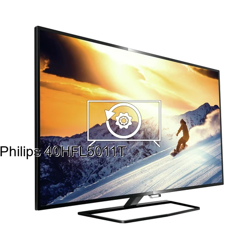 Factory reset Philips 40HFL5011T