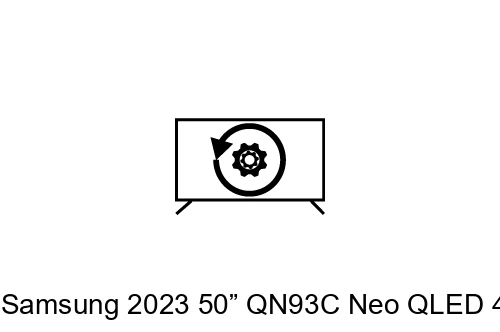 Factory reset Samsung 2023 50” QN93C Neo QLED 4K HDR Smart TV