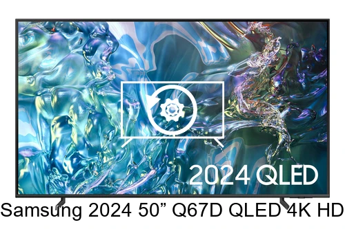 Restauration d'usine Samsung 2024 50” Q67D QLED 4K HDR Smart TV