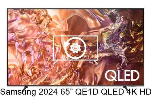 Réinitialiser Samsung 2024 65” QE1D QLED 4K HDR Smart TV