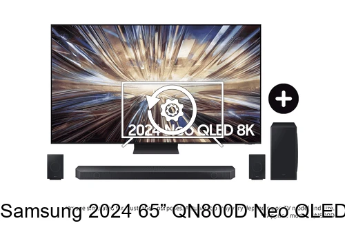 Factory reset Samsung 2024 65” QN800D Neo QLED 8K TV and Q930D Q-Series Soundbar with Subwoofer and Rear Speakers