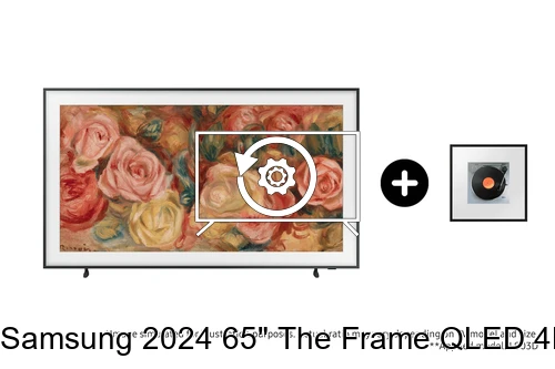 Restaurar de fábrica Samsung 2024 65" The Frame QLED 4K TV and Music Frame Wireless Smart Speaker