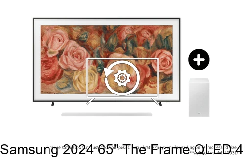 Factory reset Samsung 2024 65" The Frame QLED 4KTV and S701D Ultra Slim Soundbar with Subwoofer