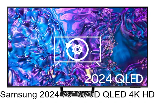 Reset Samsung 2024 75” Q70D QLED 4K HDR Smart TV