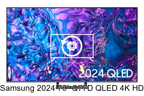 Resetear Samsung 2024 75” Q77D QLED 4K HDR Smart TV