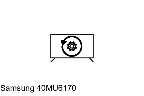 Factory reset Samsung 40MU6170