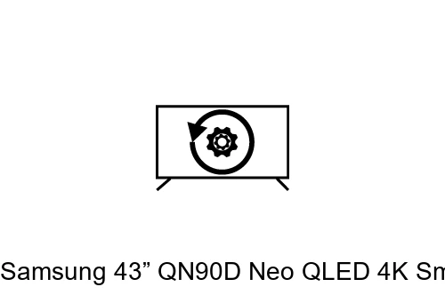 Restaurar de fábrica Samsung 43” QN90D Neo QLED 4K Smart TV (2024) and Galaxy Buds3 Pro (White)