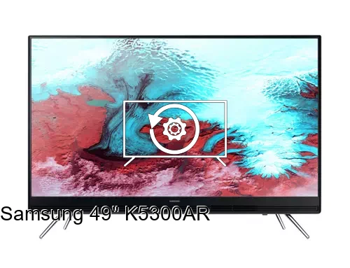 Restaurar de fábrica Samsung 49" K5300AR