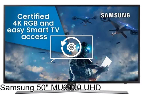 Restaurar de fábrica Samsung 50" MU6100 UHD